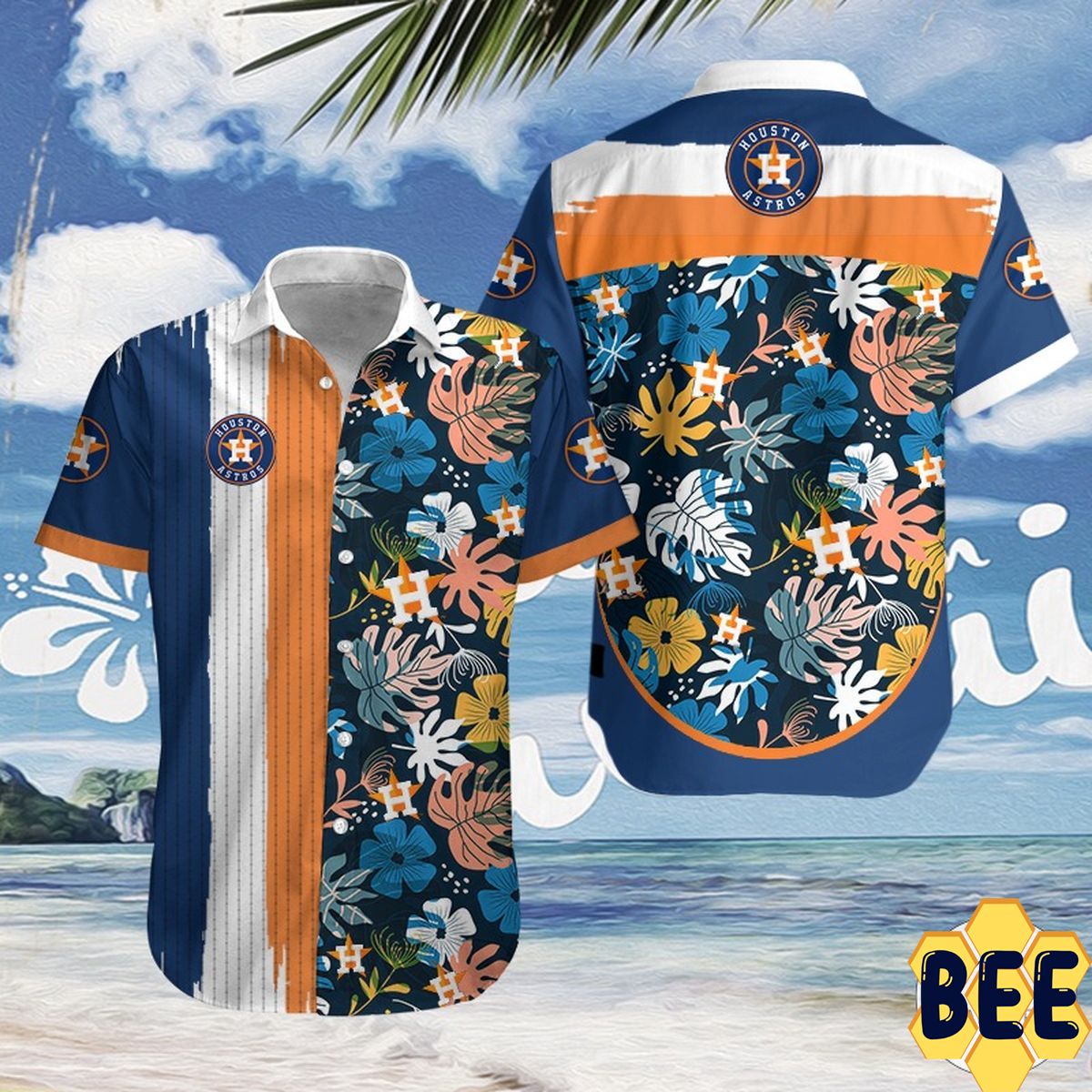 Houston Astros Tropical Flower Trending Hawaiian Shirt