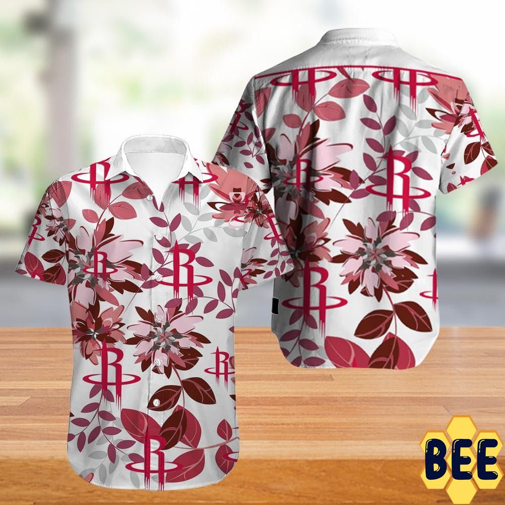 Houston Rockets Nba Tropical Flower Trending Hawaiian Shirt