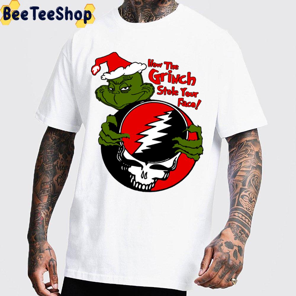 How The Grinch Stole Your Face Dead Logo Trending Unisex T-Shirt