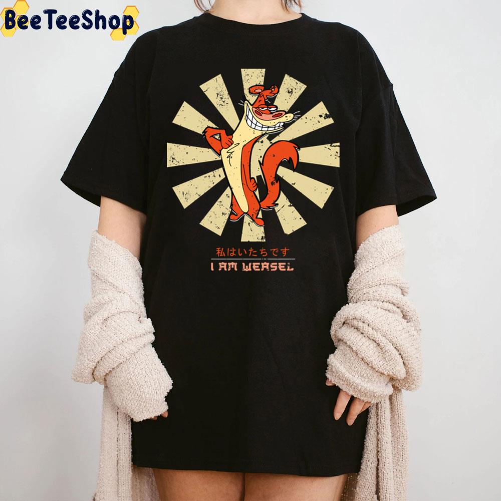 I Am Weasel Retro Japanese Trending Unisex T-Shirt