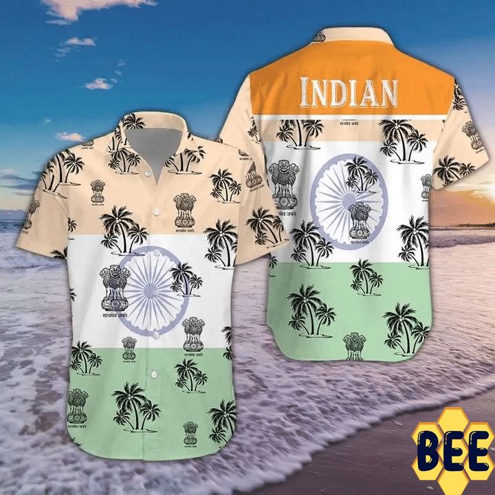 India Tropical Short Sleeve Trending Hawaiian Shirt