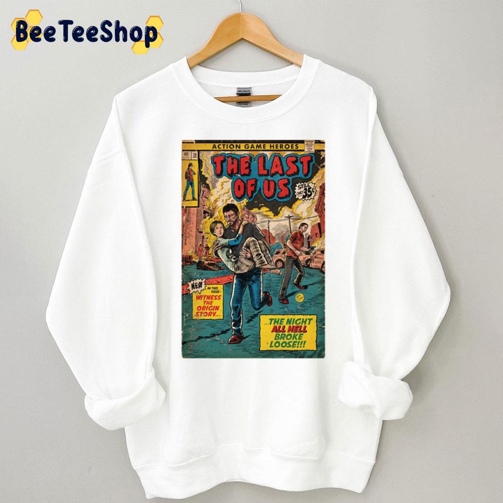 Intro Fanart Comic The Last Of Us Part 2 Game Trending Unisex Sweatshirt