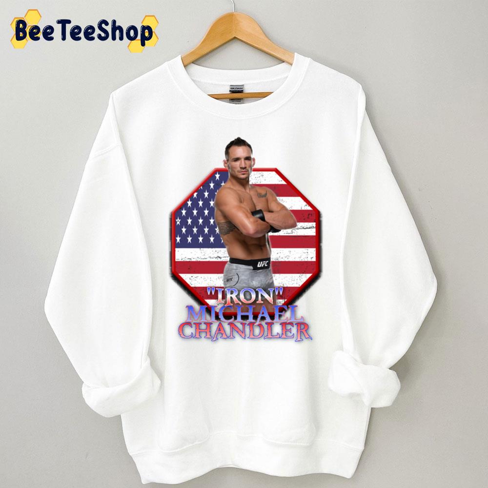 Iron Michael Chandler America Flag Trending Unisex Sweatshirt