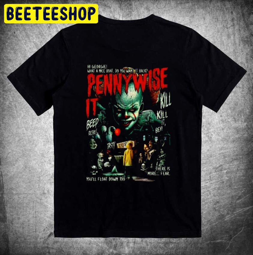 It Pennywise Stephen King Horror Movie Halloween Unisex T-Shirt