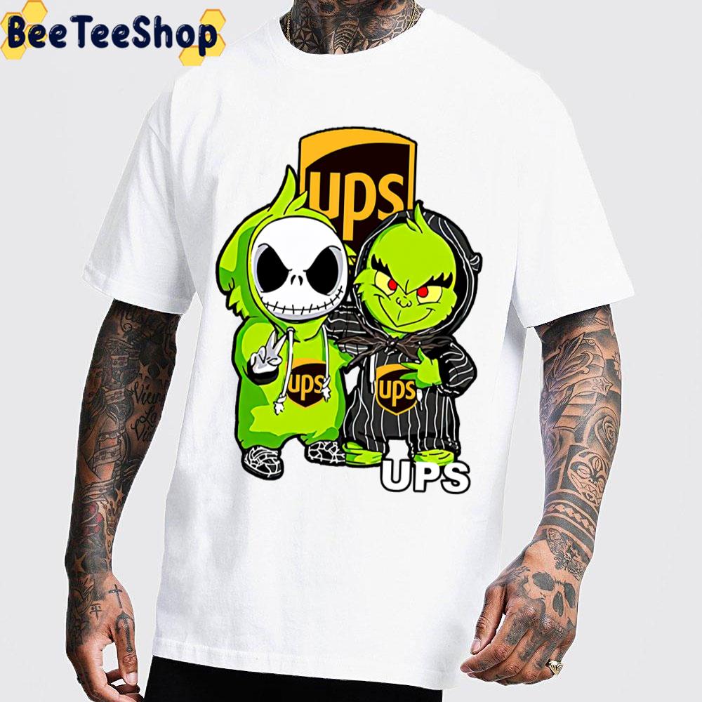 Jack Skellington And Grinch Ups Trending Unisex T-Shirt