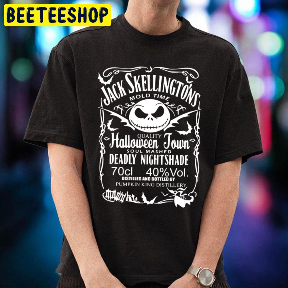 Jack Skellingtons Mold Time Quality Halloween Town Soul Mashed Deadly Nightshade Trending Unisex T-Shirt