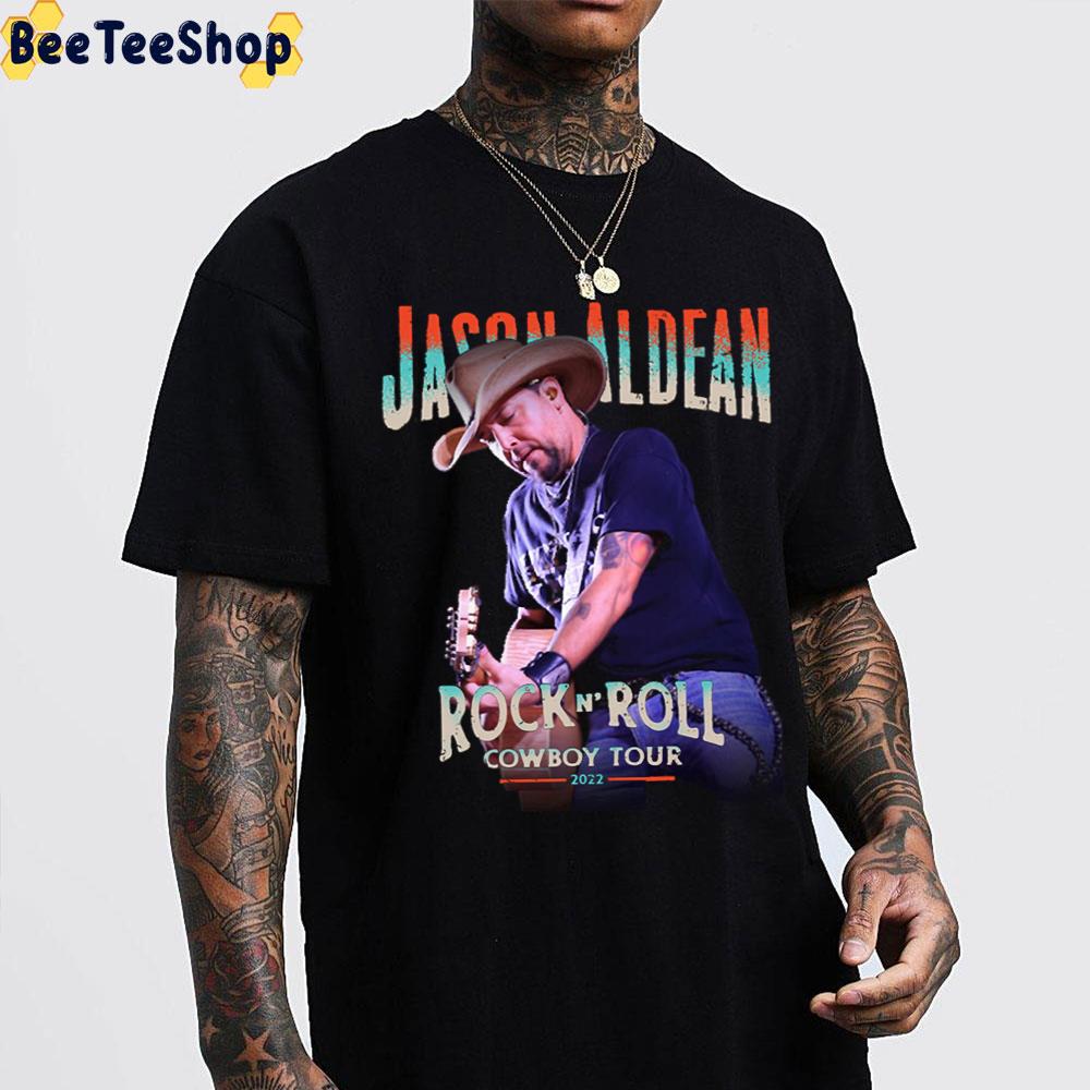 Jason Aldean Rock And Roll Cowboy Tour 2022 Trending Unisex T-Shirt