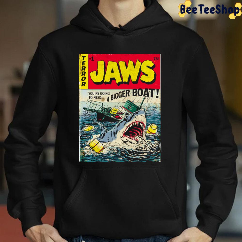 Jaws Comic Book Cover Trending Unisex T-Shirt - Beeteeshop