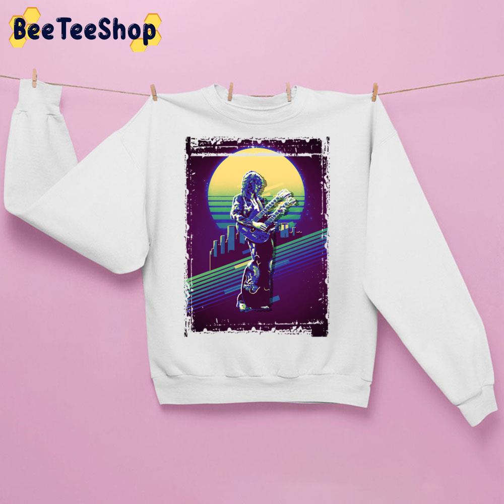 Jimmy Page Retro Unisex Sweatshirt