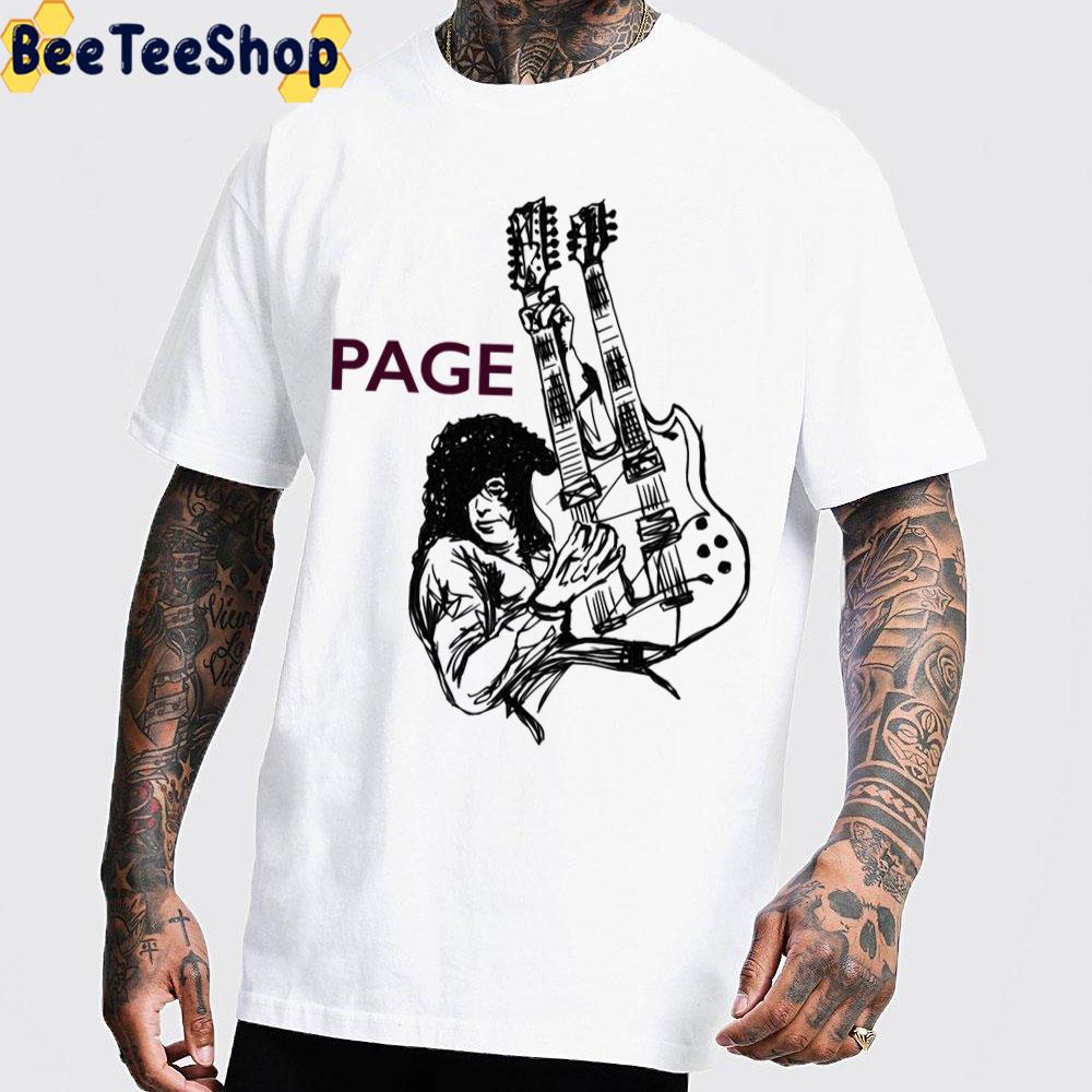 Jimmy Page Sketch Unisex T-Shirt