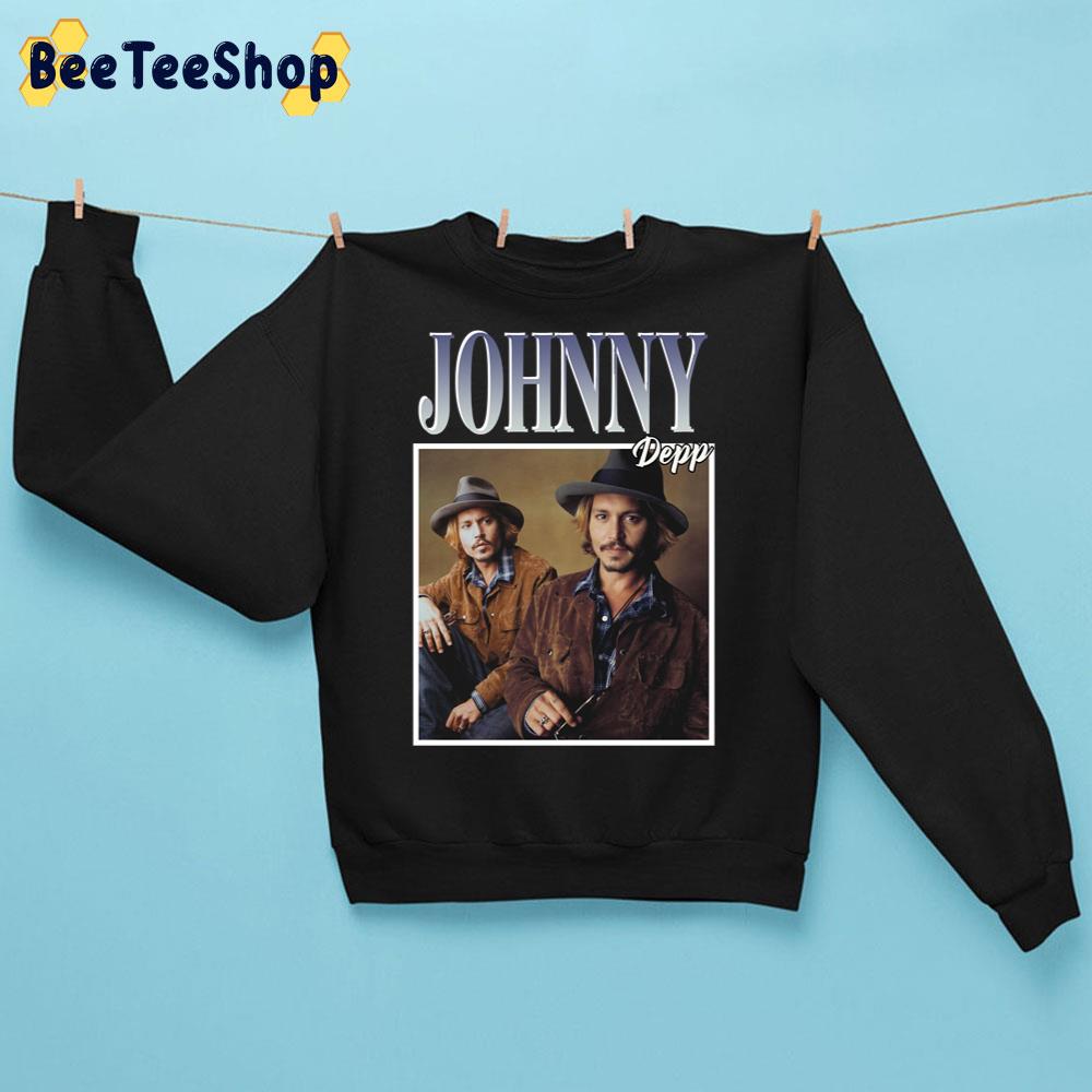 Johnny Depp 80s Vintage Design Unisex Sweatshirt