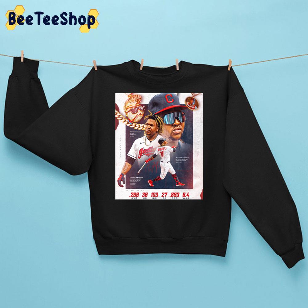 José Ramírez Cleveland Indians Baseball Unisex Sweatshirt