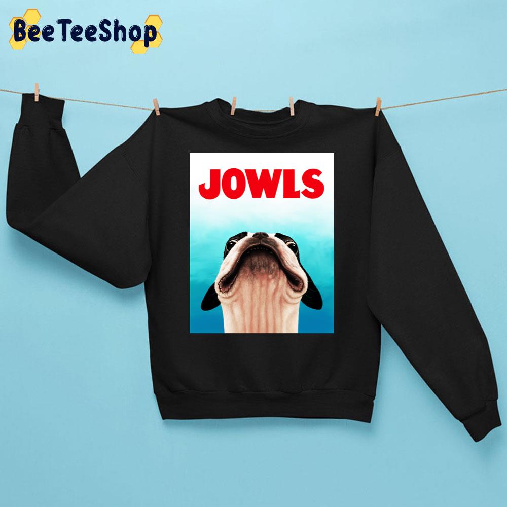 Jowls Boston Terrier Poster Trending Unisex Sweatshirt