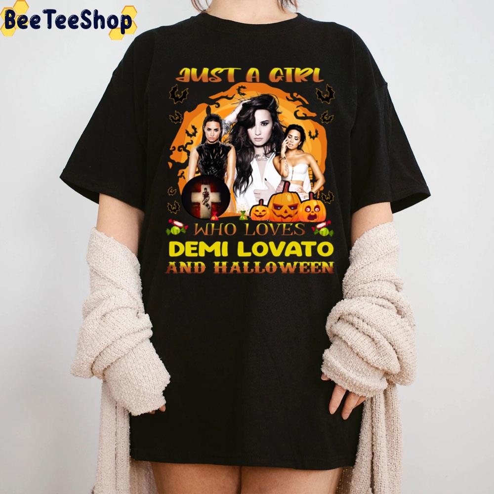 Just A Girl Who Loves Demi And Halloween Trending Unisex T-Shirt