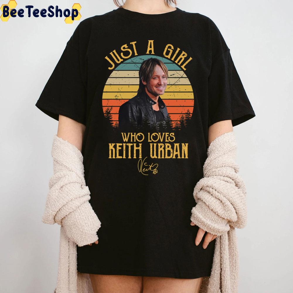 Just A Girl Who Loves Keith Art Urban Unisex T-Shirt