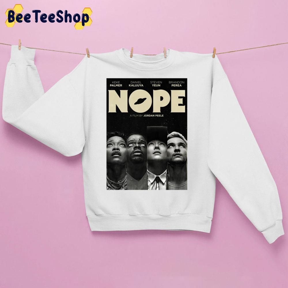 Keke Palmer Daniel Kaluuya Steven Yeun Brandon Perea Nope 2022 New Movie Art Unisex Sweatshirt