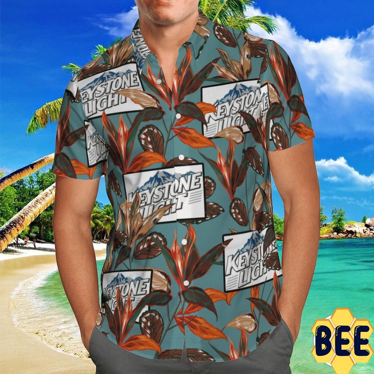 Keystone Light Trending Hawaiian Shirt - Beeteeshop