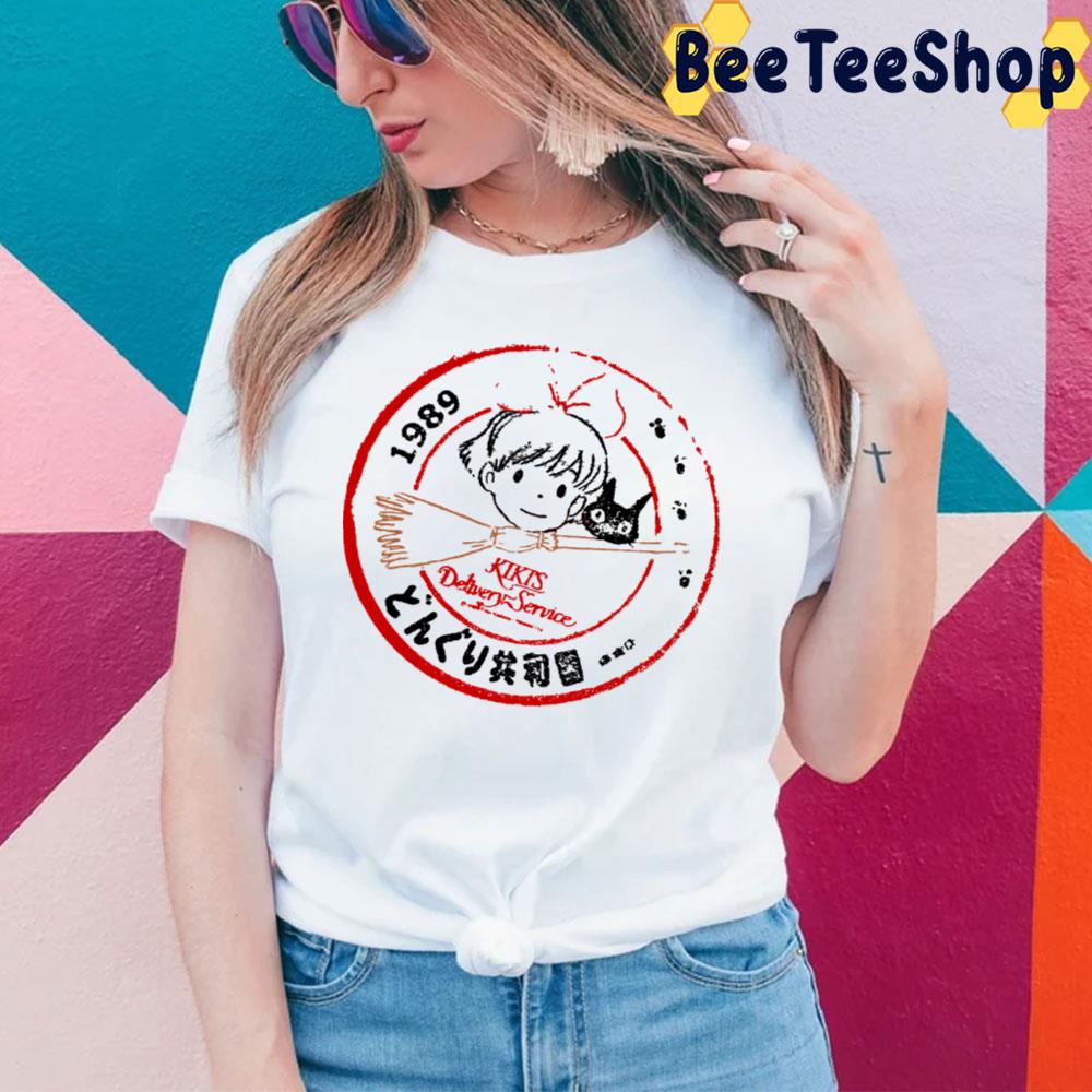 Kiki’s Delivery Service Stamp Ghibli Studio Unisex T-Shirt - Beeteeshop