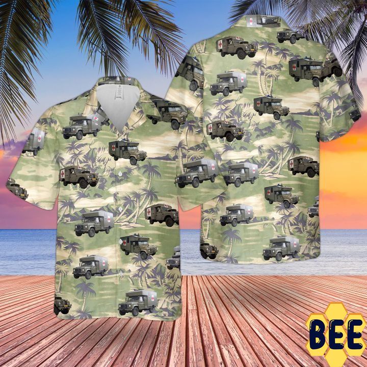 Land Rover Battle Field Ambulance Trending Hawaiian Shirt