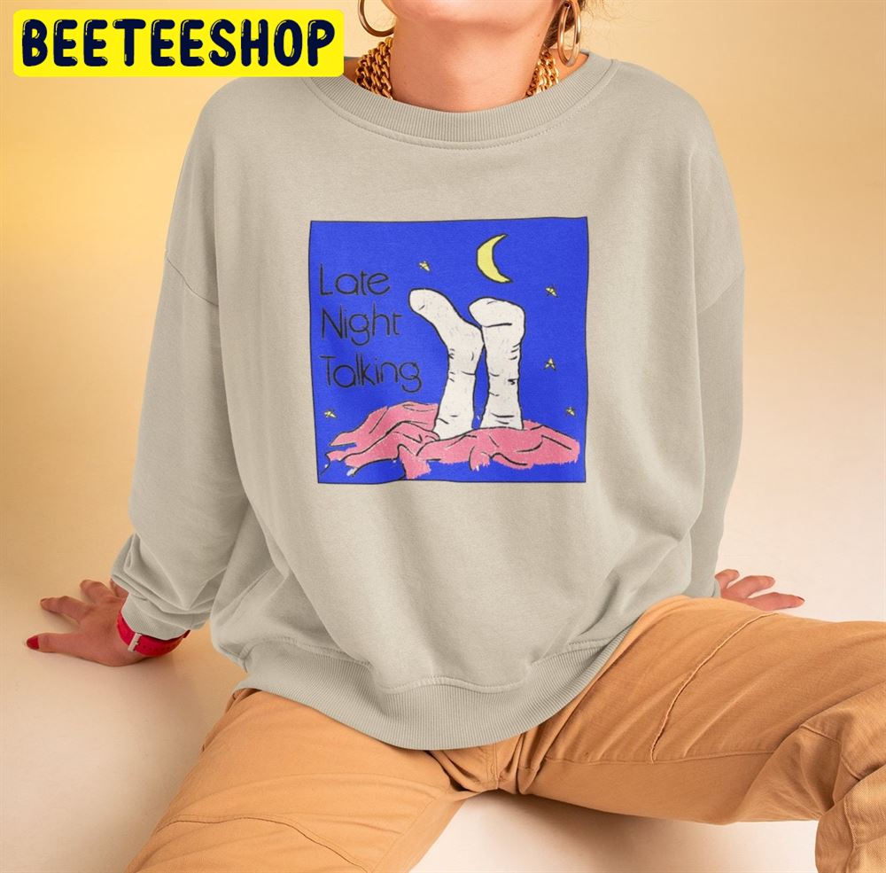 Late Night Talking Retro Unisex Sweatshirt