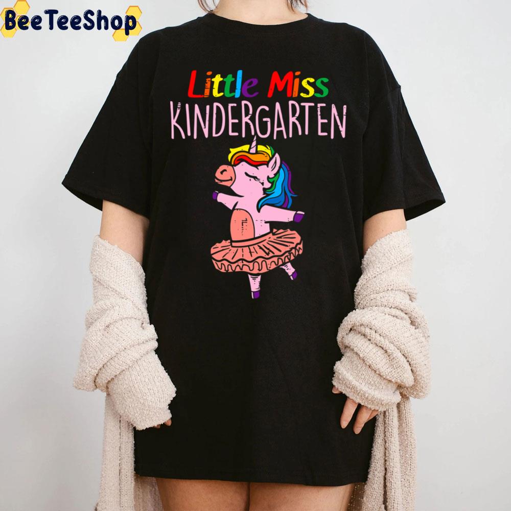 Little Miss Kindergarten Ballet Horse Trending Unisex T-Shirt