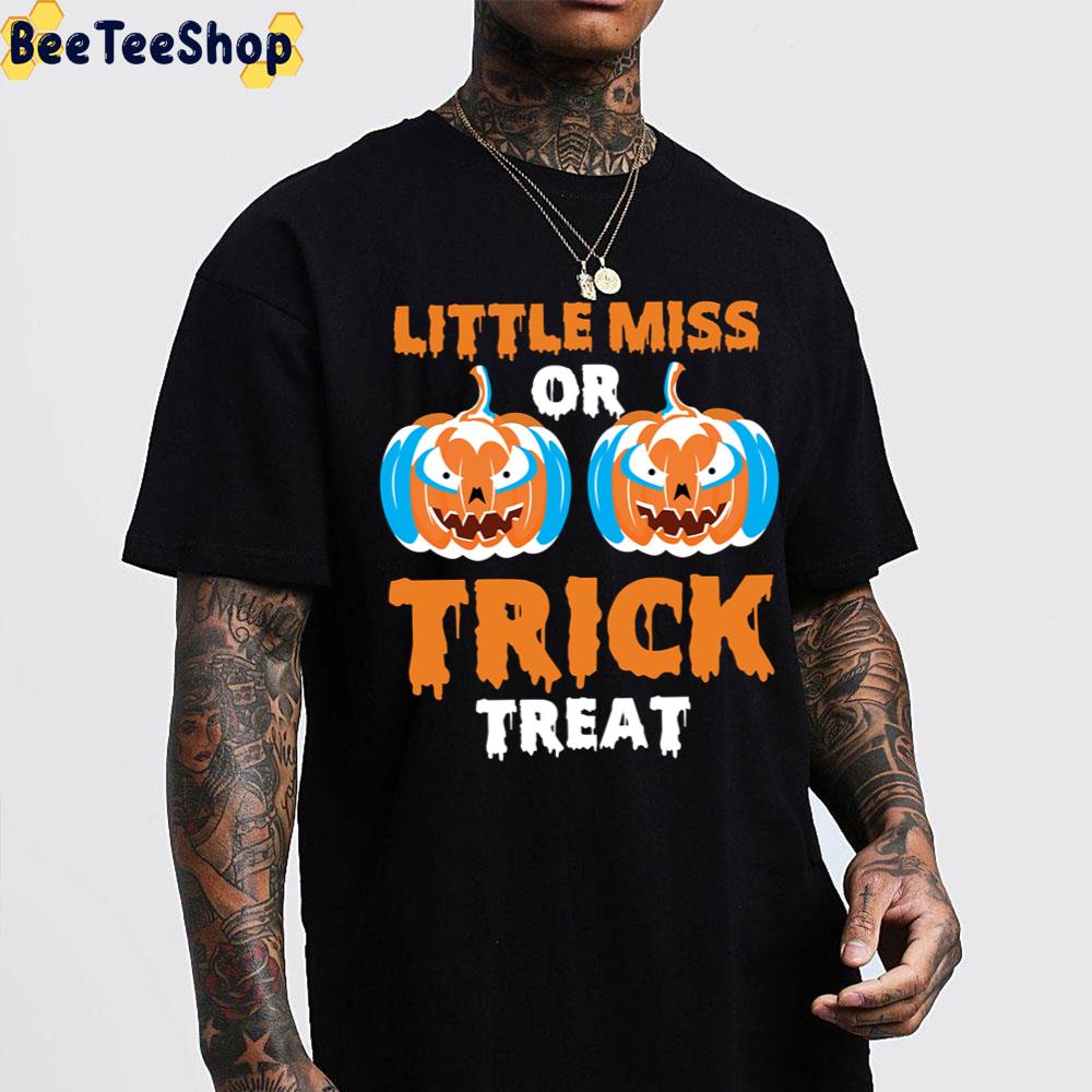 Little Miss Trick Or Treat Pumpkin Trending Unisex T-Shirt