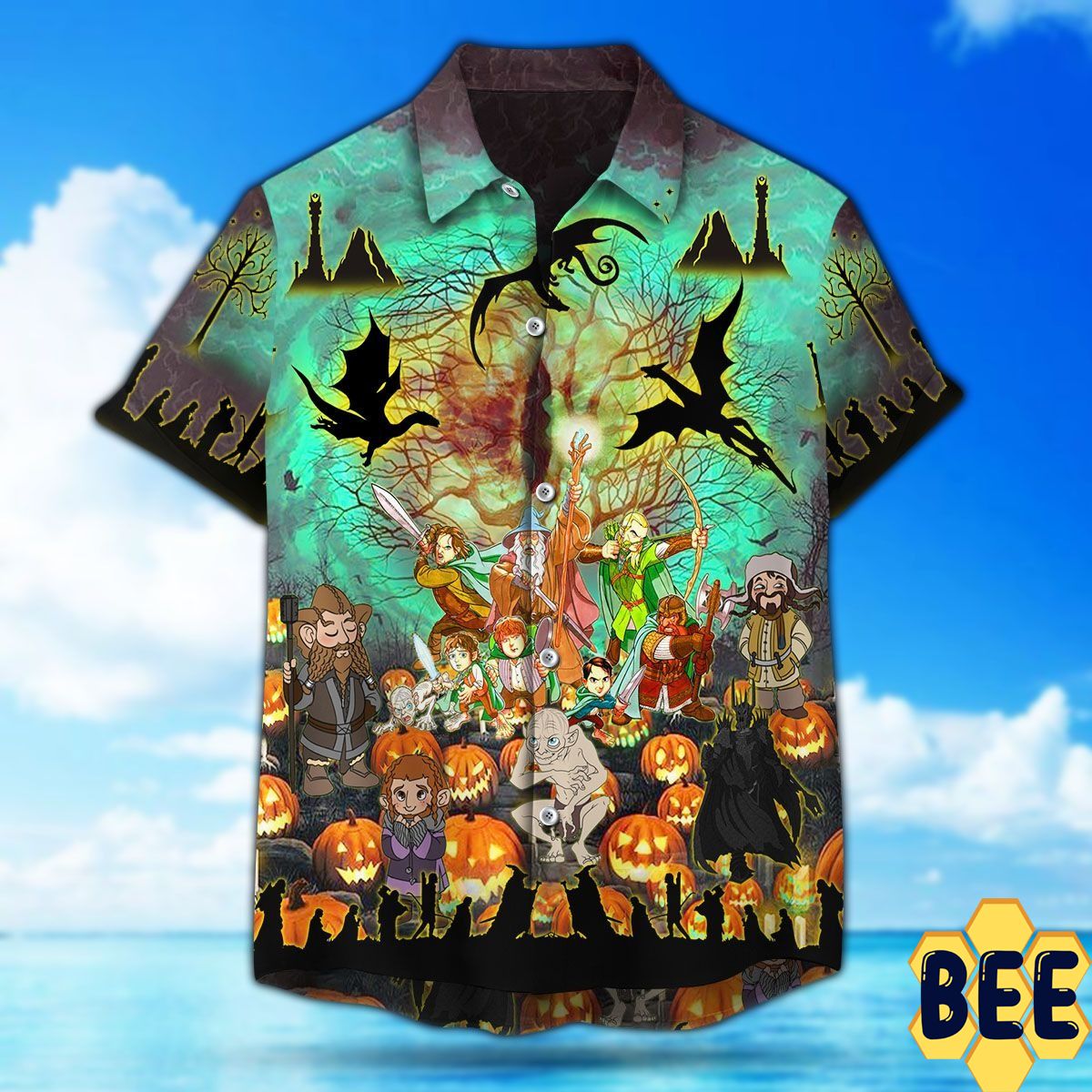 Lord Of The Ring In Halloween Trending Hawaiian Shirt