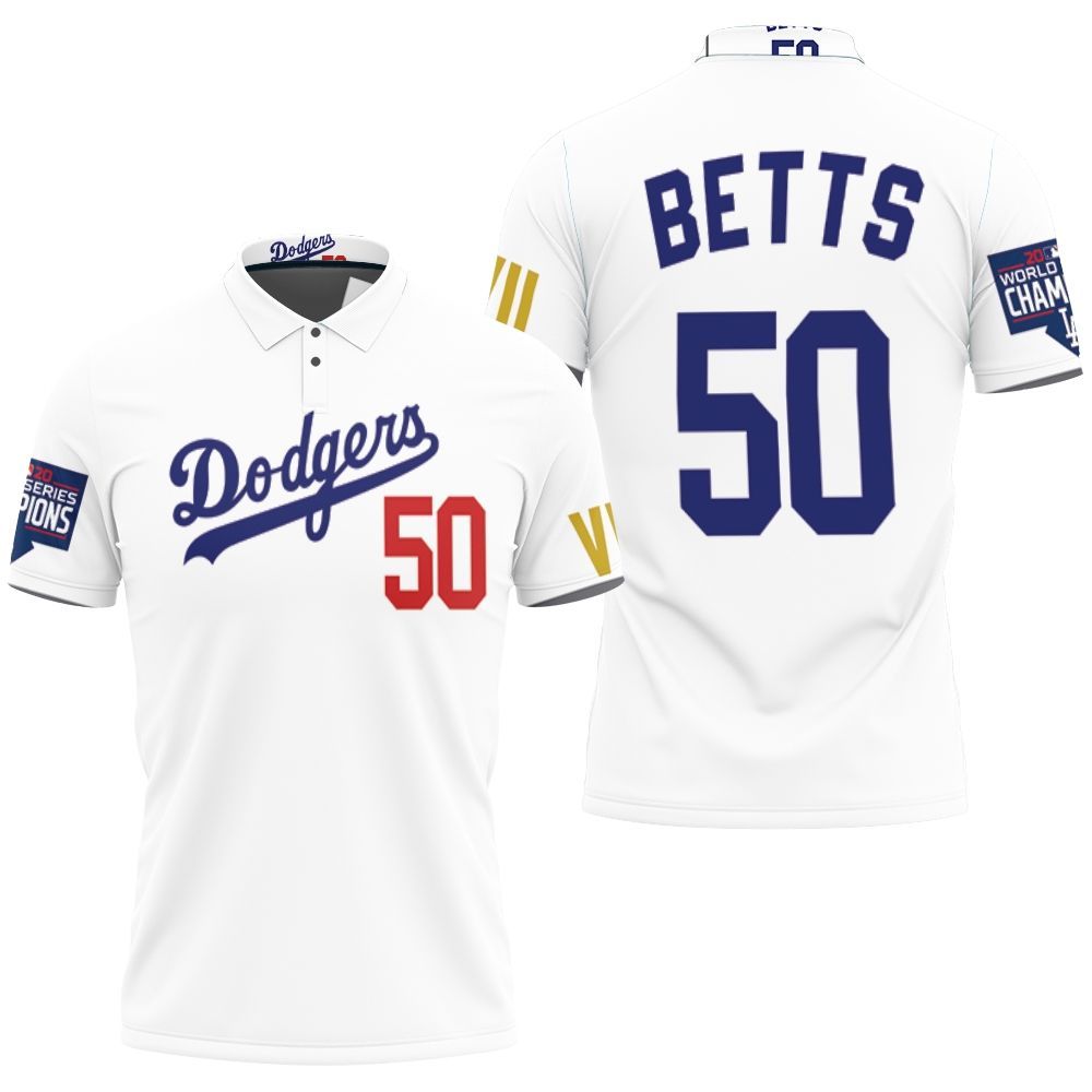 Best Selling Product] Los Angeles Dodgers Betts 50 Championship Golden  Edition White New Outfit Hoodie Dress