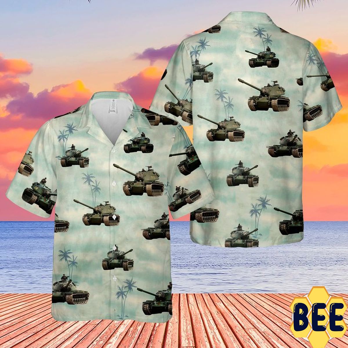 M103 Heavy Tank Trending Hawaiian Shirt