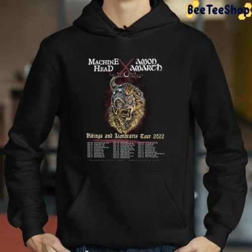 Machine Head Amon Amarth Viking And Lionhearts Tour 2022 And Date Unisex T-Shirt
