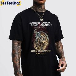 Machine Head Amon Amarth Viking And Lionhearts Tour 2022 Unisex T-Shirt