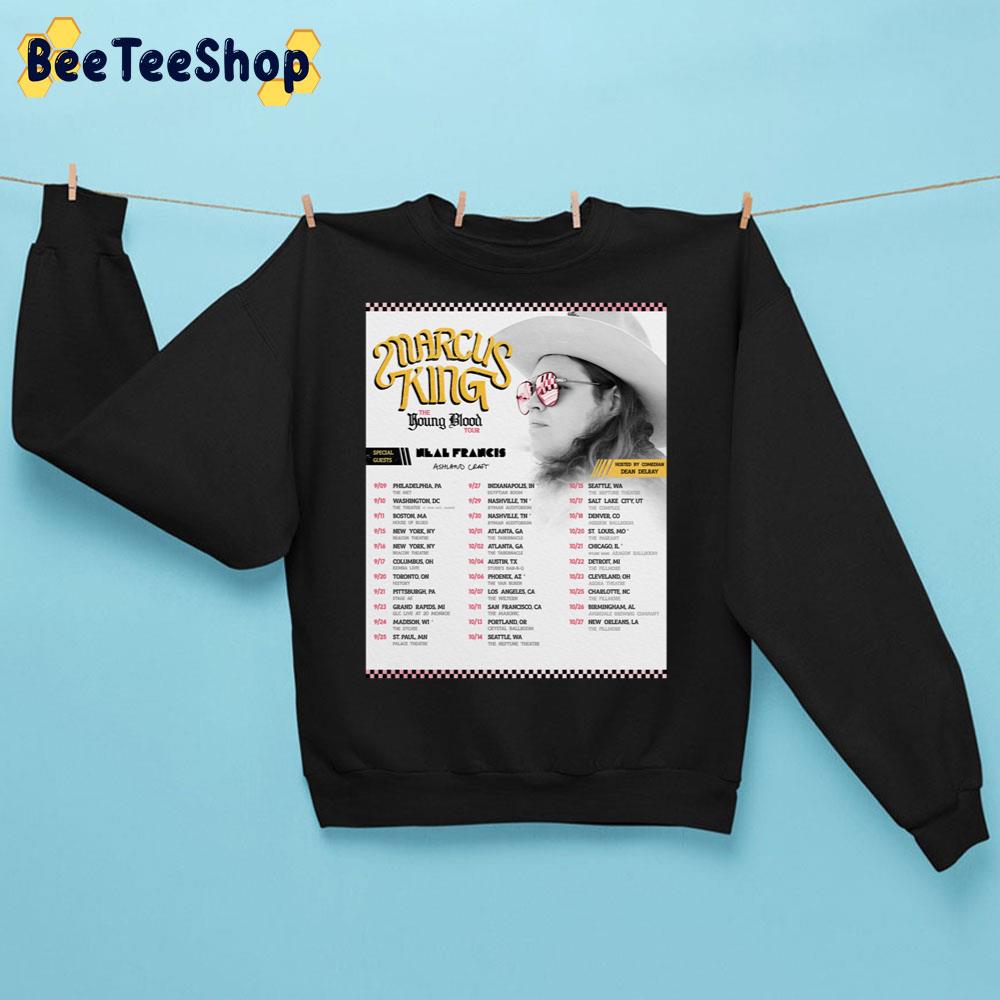 Marcus King Young The Blood Tour 2022 Trending Unisex Sweatshirt