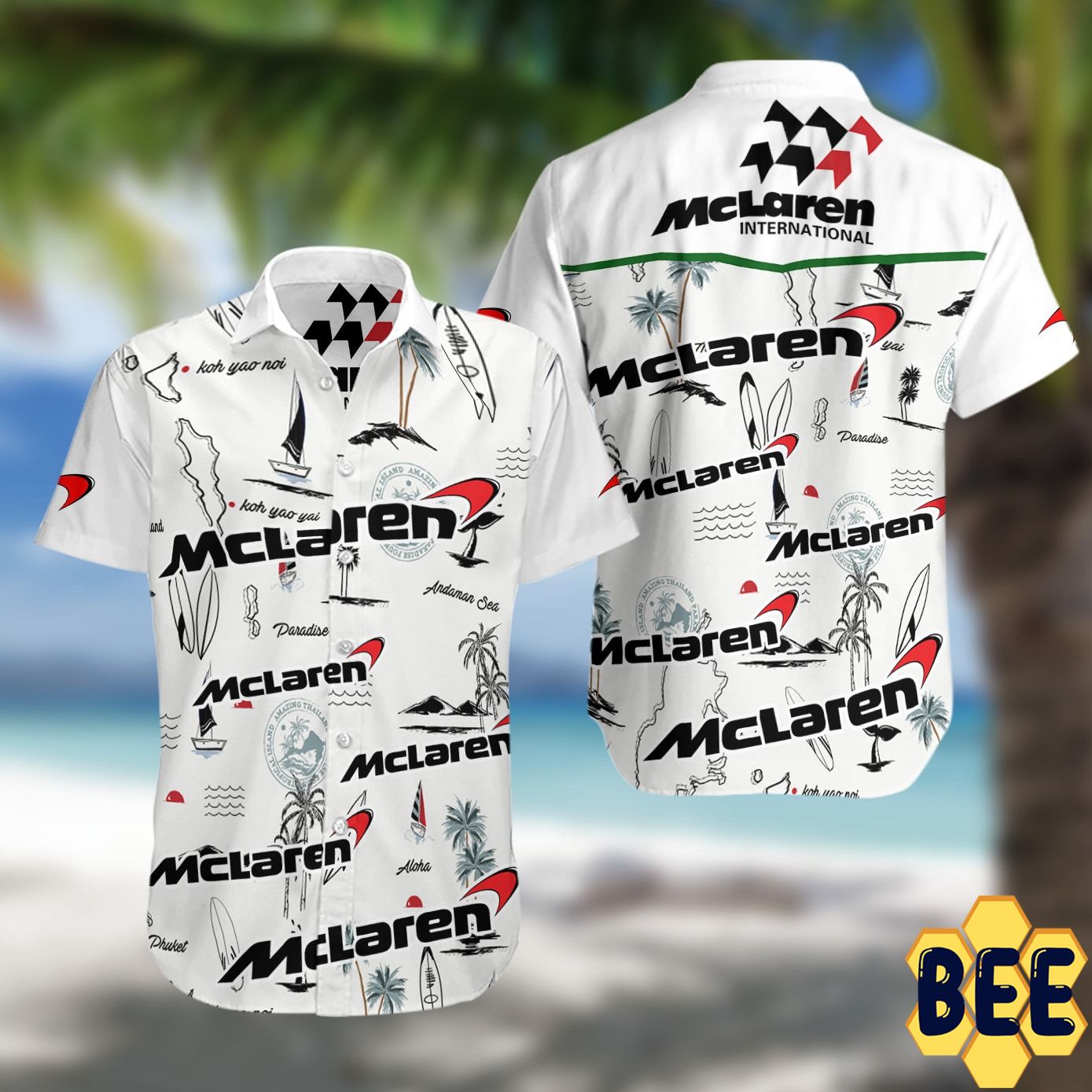 Mc Laren Racing F1 Trending Hawaiian Shirt