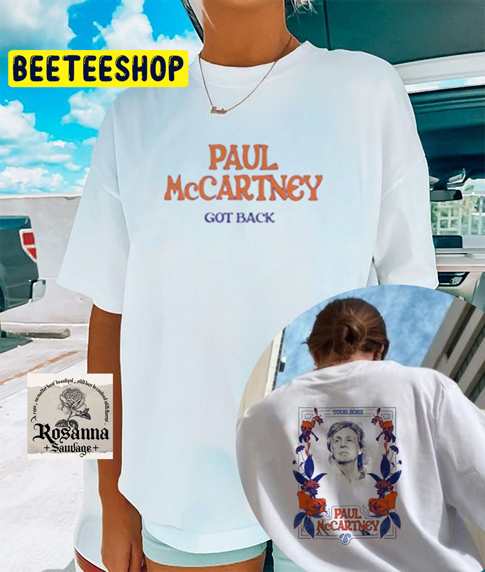 Mccartney 2022 Got Back Tour Double Side Unisex T-Shirt