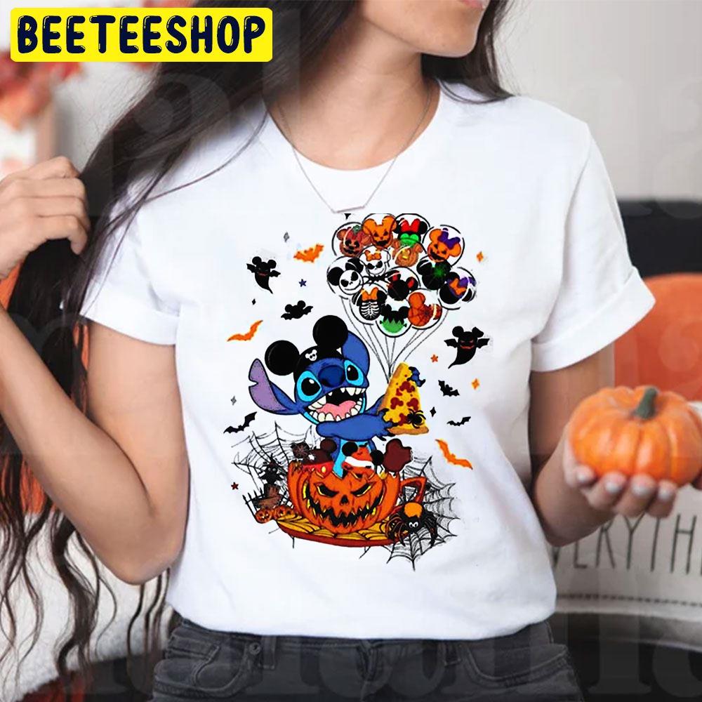 Mickey Hat Stitch Horror Halloween Trending Unisex T-Shirt