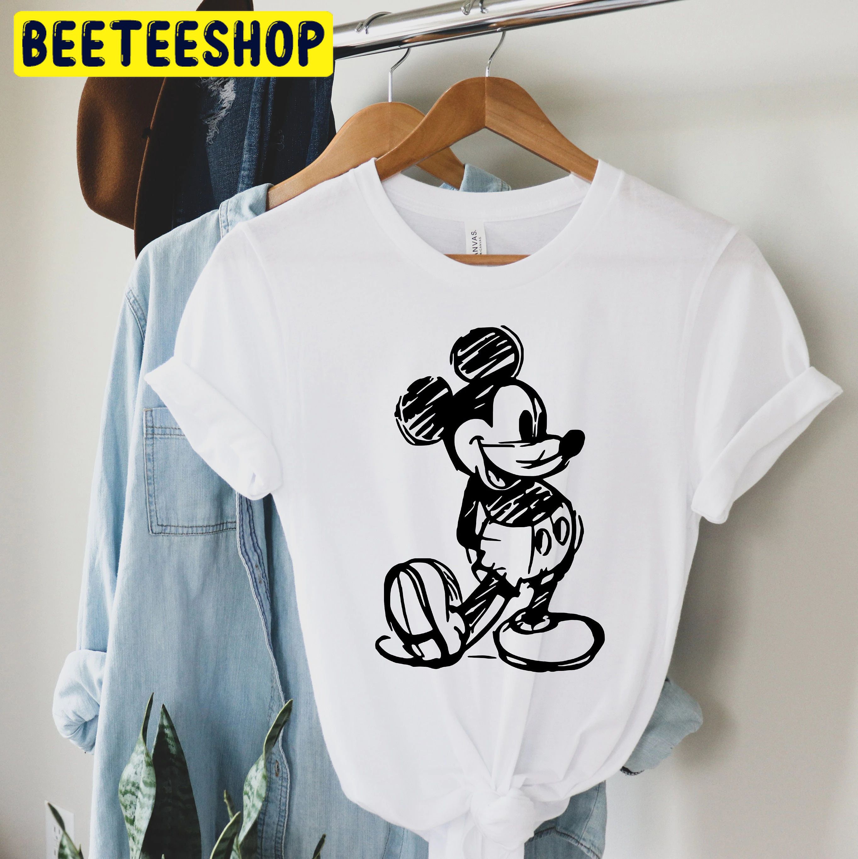 Mickey Sketch Disney Trending Unisex Shirt