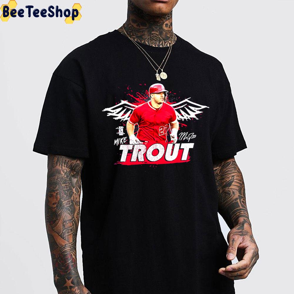 Mike Trout Art Los Angeles Angels Baseball Trending Unisex T-Shirt