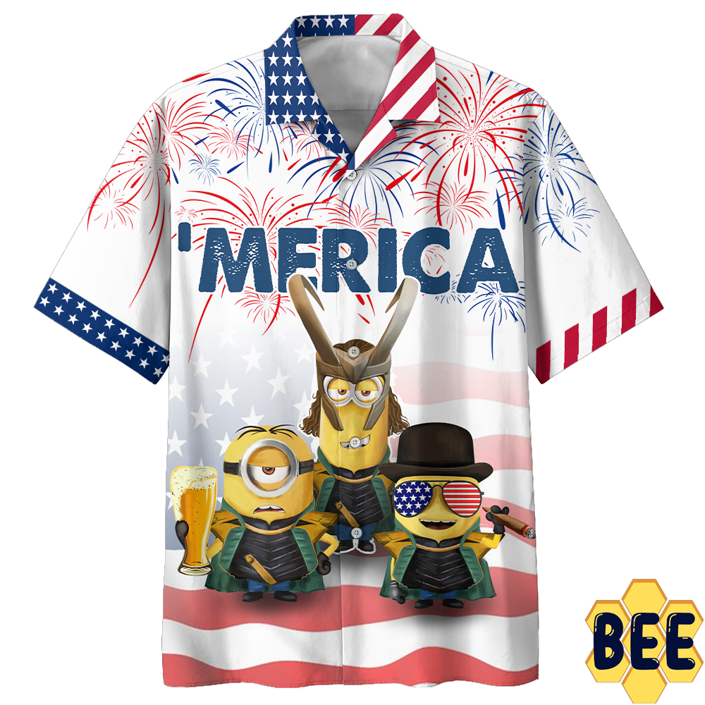 Minions Independence Day Trending Hawaiian Shirt