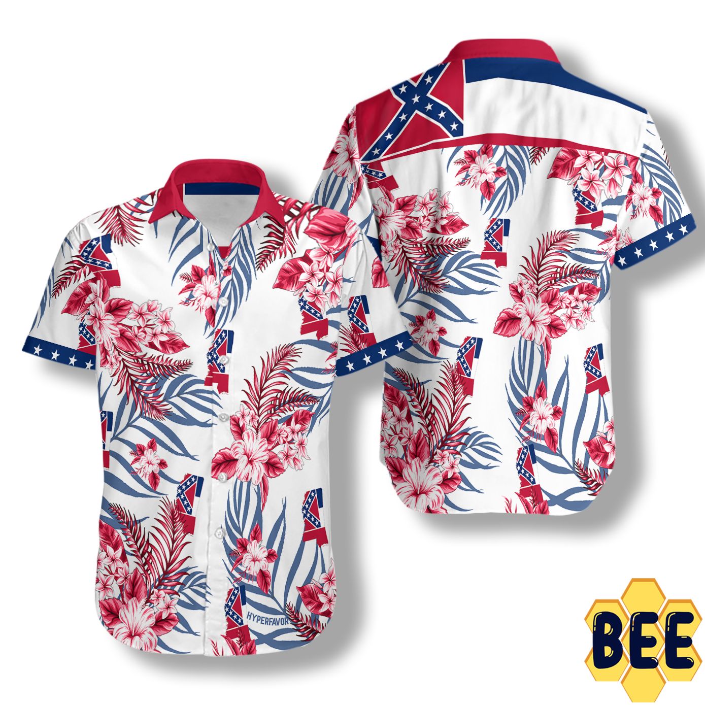 Mississippi Proud Tropical Flower Trending Hawaiian Shirt