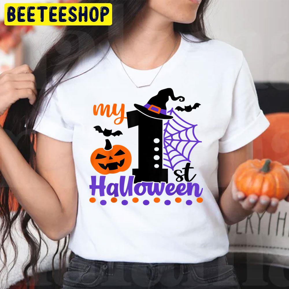 My 1st Halloween Cute Ghost Baby First Birthday Trending Unisex T-Shirt