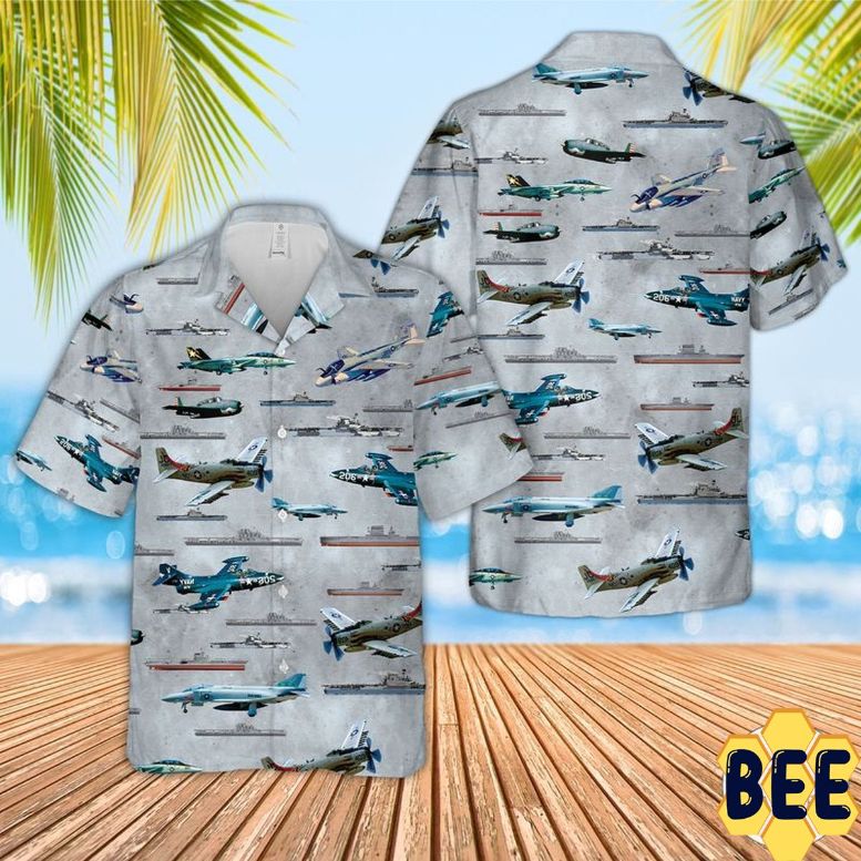 Naval Aviation History Trending Hawaiian Shirt