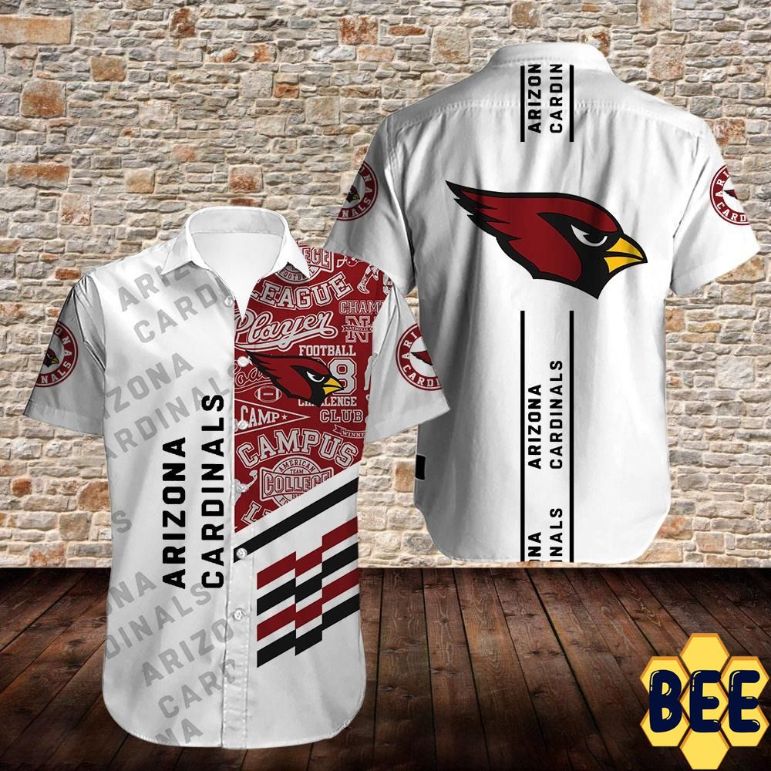 Nfl Arizona Cardinals Red And White Trending Hawaiian Shirt