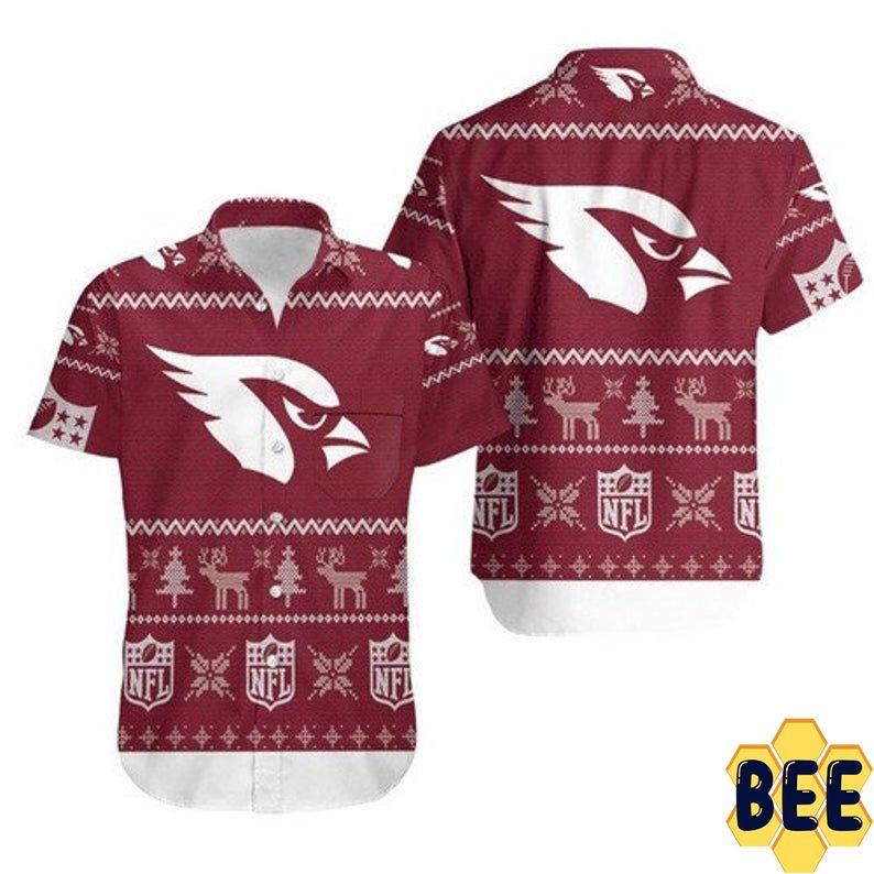 Nfl Arizona Cardinals Ugly Chrsitmas Trending Hawaiian Shirt