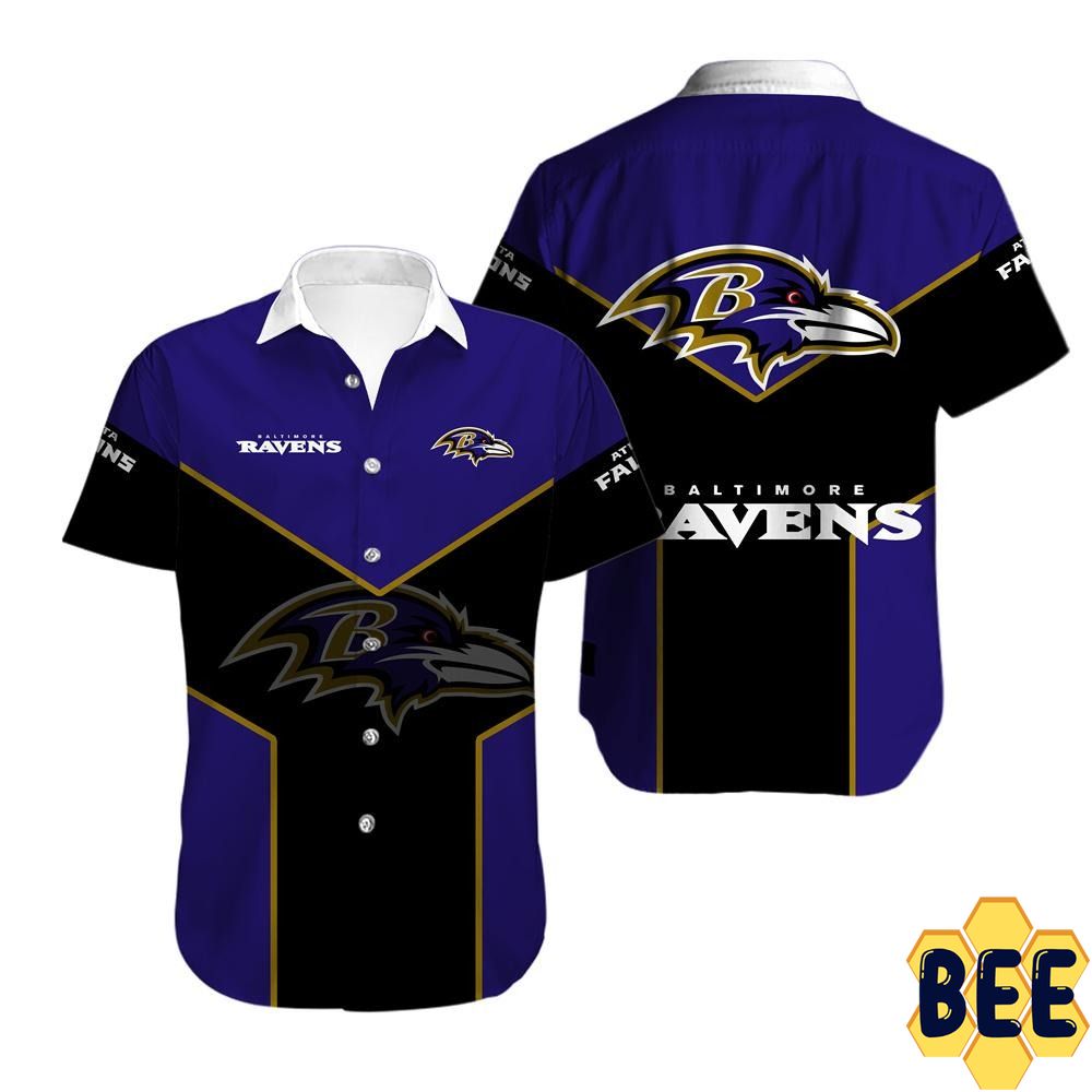 Nfl Baltimore Ravens Logo Trending Hawaiian Shirt