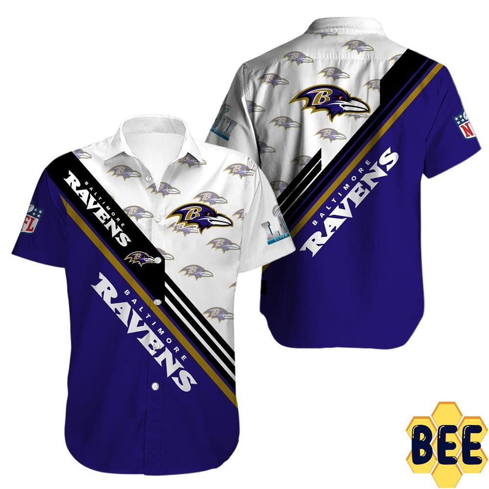 Nfl Baltimore Ravens Pattern Trending Hawaiian Shirt