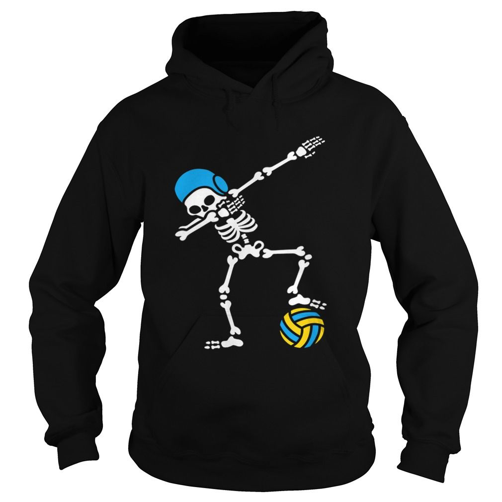 Nice Dab Dabbing Skeleton Water Polo Halloween Swim Shirt All Over Print Shirt  T-shirt