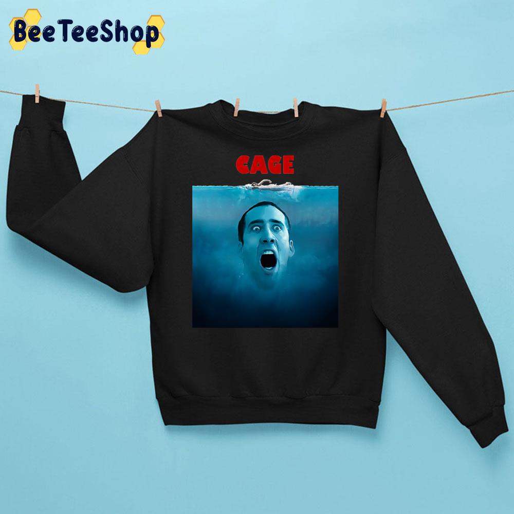 Nicolas Cage Jaws Style Trending Unisex Sweatshirt