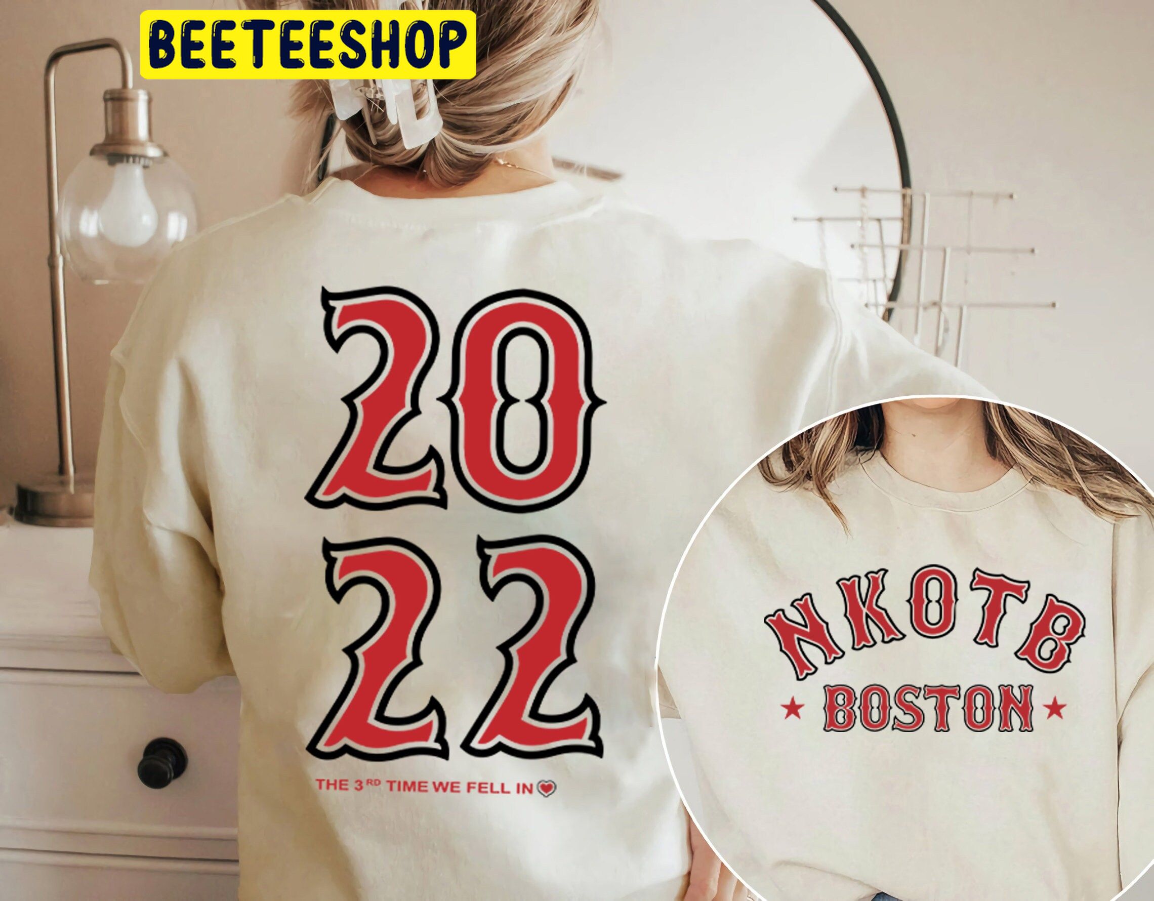 Nkotb Boston New Kids On The Block The Mixtape Tour 2022 The 3rd Time We Fell In Double Side Unisex Sweatshirt