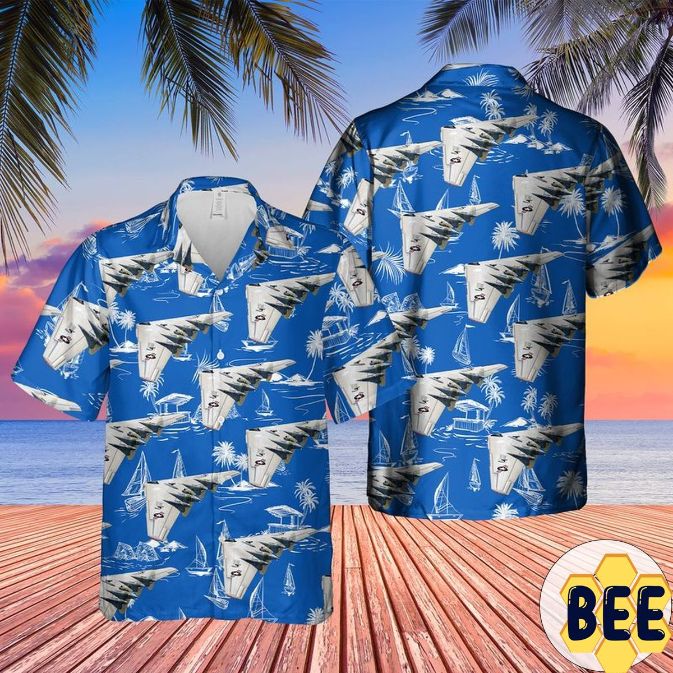 Northrop Xb-35 Flying Wing Trending Hawaiian Shirt