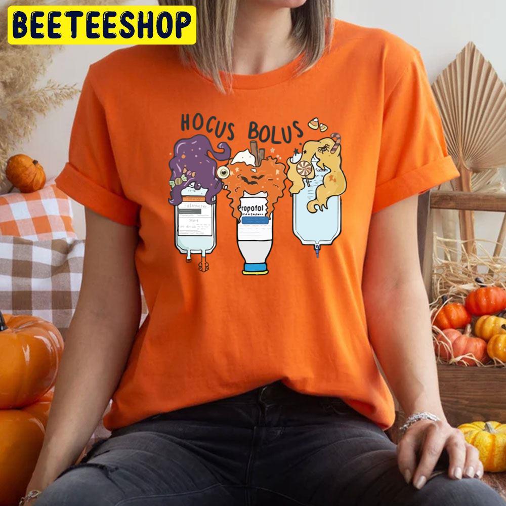 Nurse Halloween Hocus Bolus Halloween Trending Unisex T-Shirt